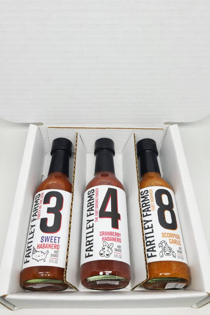 Fartley Farms Sweet Habanero hot sauce - 12 - Food & Drink