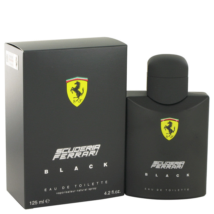 Ferrari Scuderia Black by Ferrari Eau De Toilette Spray for Men - GreatEagleInc