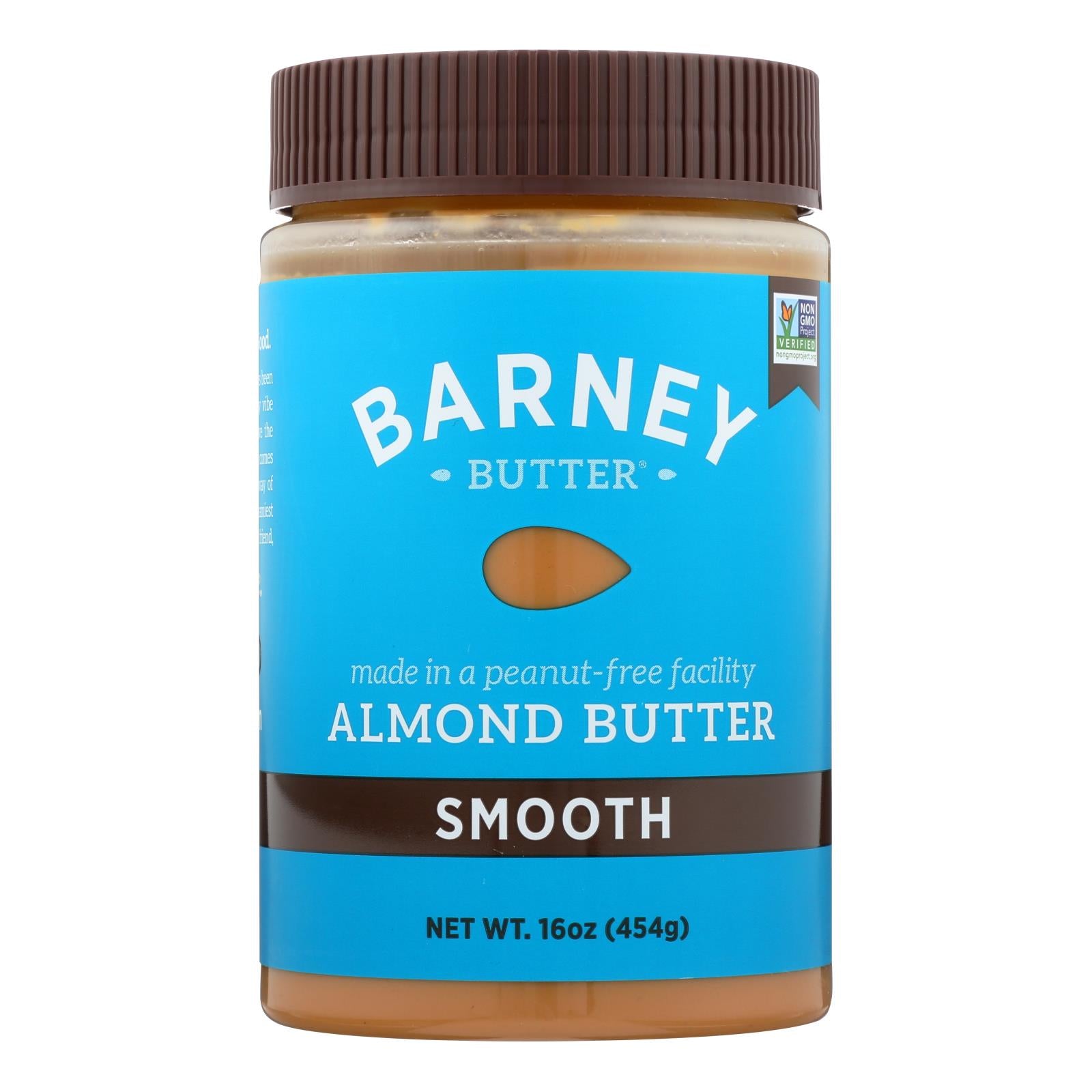 Barney Butter - Almond Butter - Smooth - Case Of 6 - 16 Oz. - GreatEagleInc
