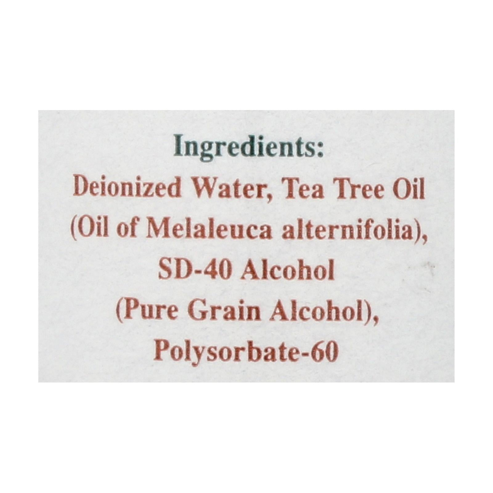 Tea Tree Therapy Water Soluble Tea Tree Oil - 2 Fl Oz - Eco-Friendly Home & Grocery