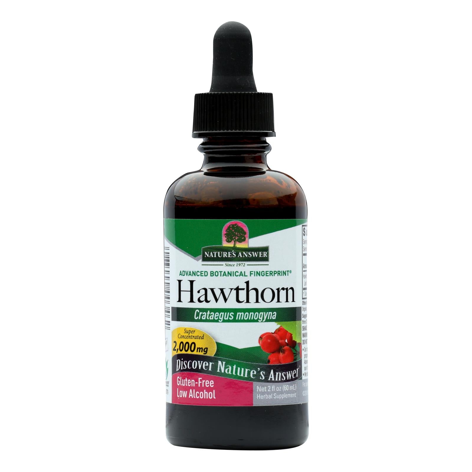 Nature's Answer - Hawthorn Berry Leaf And Flower - 2 Fl Oz - Eco-Friendly Home & Grocery