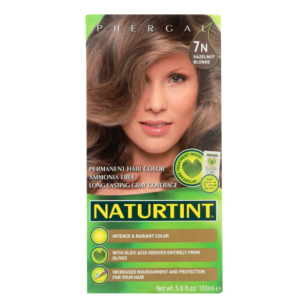 Naturtint Hair Color - Permanent - 7n - Hazelnut Blonde - 5.28 Oz - Eco-Friendly Home & Grocery