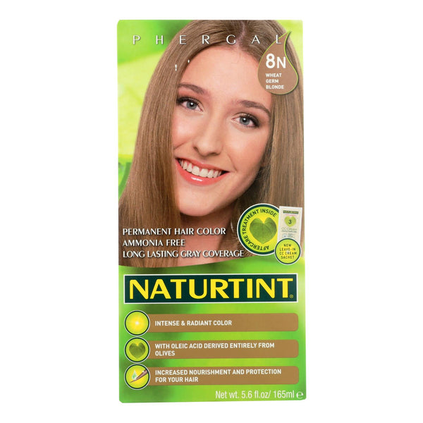 Naturtint Hair Color - Permanent - 8n - Wheat Germ Blonde - 5.28 Oz - Eco-Friendly Home & Grocery