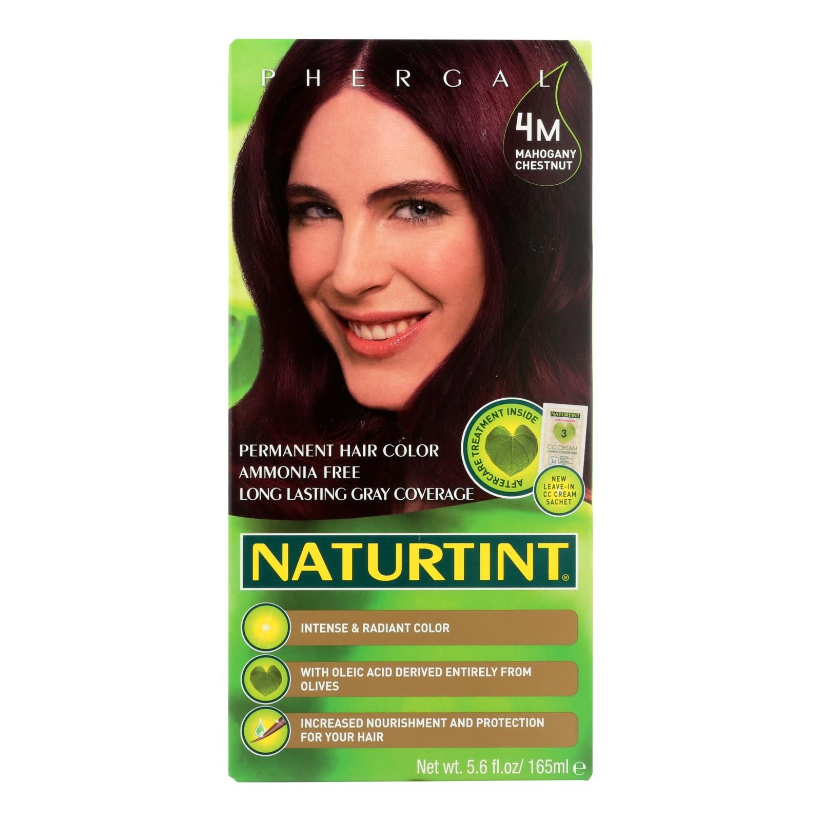 Naturtint Hair Color - Permanent - 4m - Mahogany Chestnut - 5.28 Oz - GreatEagleInc