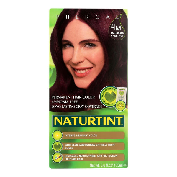Naturtint Hair Color - Permanent - 4m - Mahogany Chestnut - 5.28 Oz Default Title