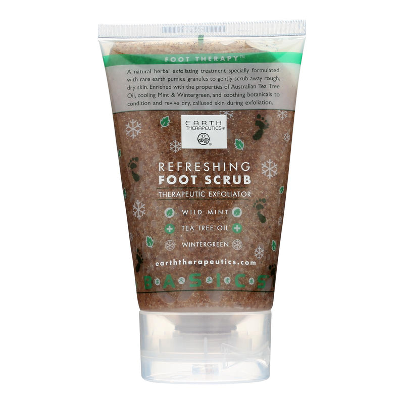Earth Therapeutics Refreshing Foot Scrub Wild Mint - 4 Fl Oz - Eco-Friendly Home & Grocery