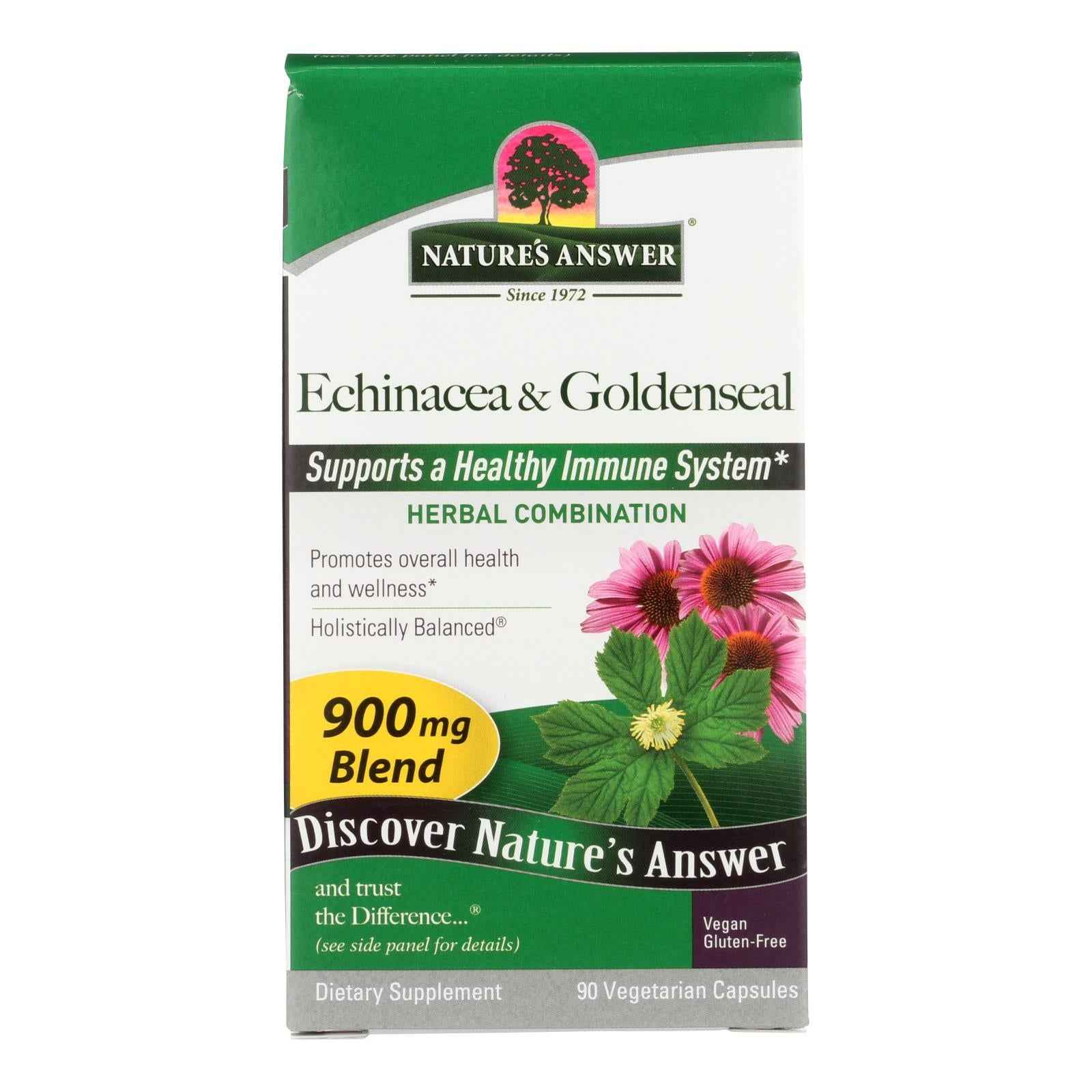 Nature's Answer - Echinacea With Goldenseal - 90 Vcaps Default Title