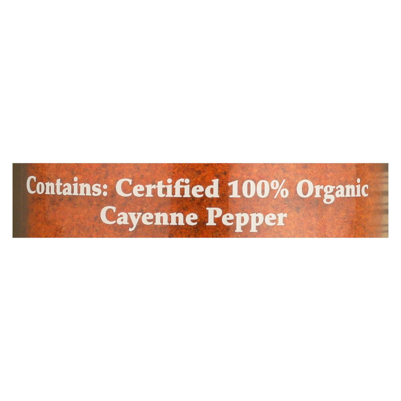 Morton And Bassett Organic Cayenne Pepper - Cayenne Pepper - Case Of 3 - 2 Oz. - GreatEagleInc