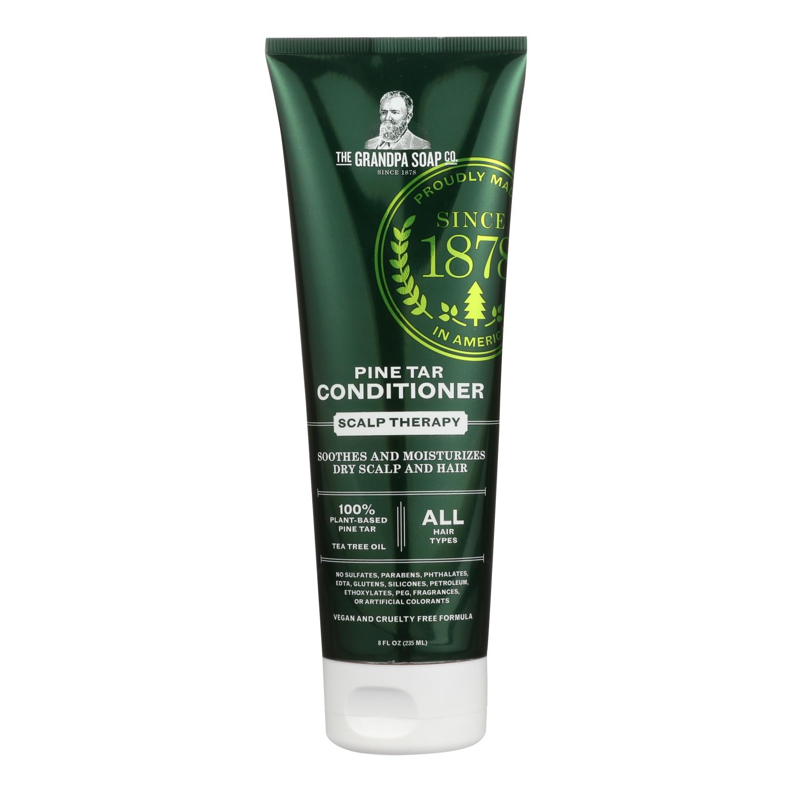 Grandpa Soap Pine Tar Conditioner - 8 Fl Oz - GreatEagleInc