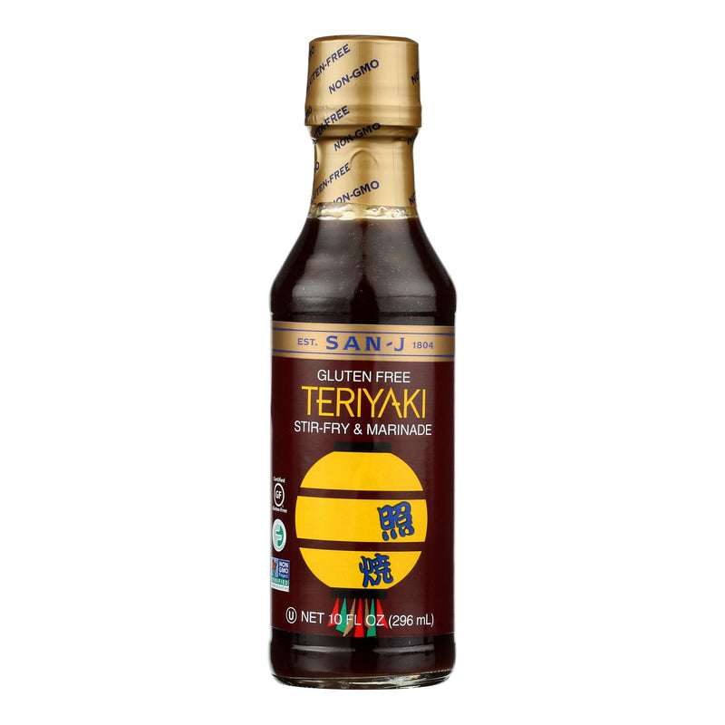 San - J Asian Cooking Sauce - Teriyaki - Case Of 6 - 10 Fl Oz. - GreatEagleInc