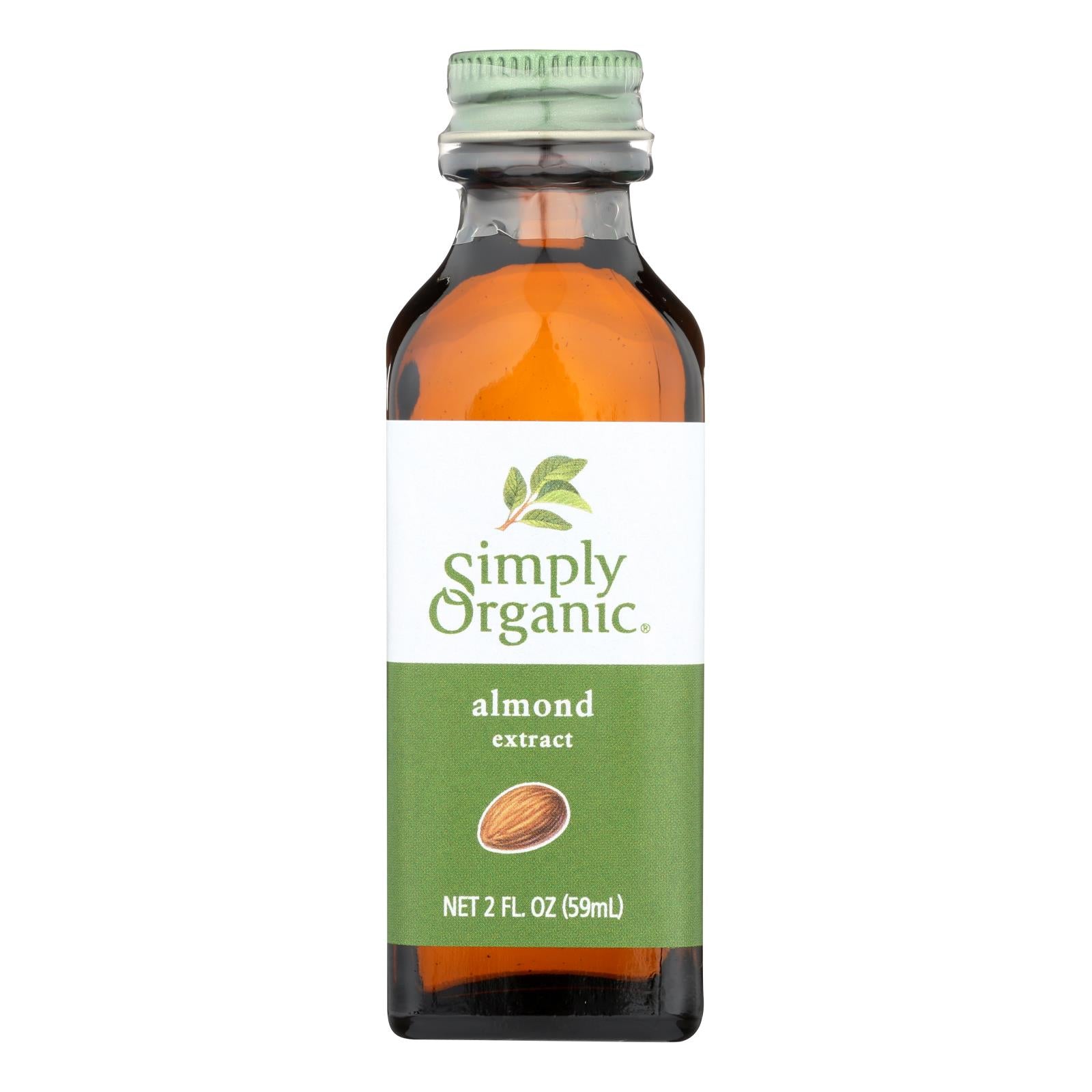 Simply Organic Almond Extract - Organic - 2 Oz - GreatEagleInc