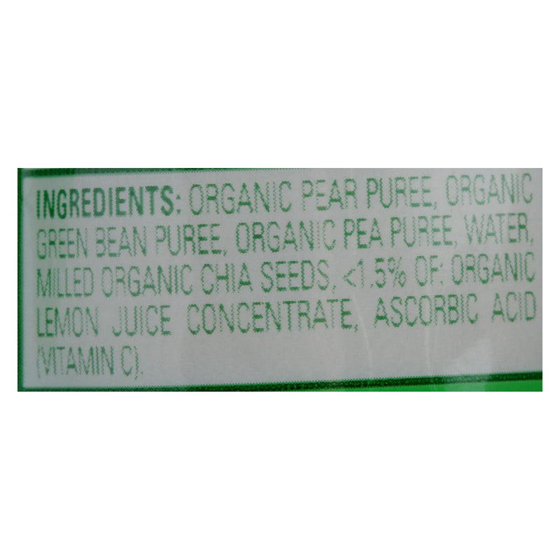 Happy Tot Toddler Food - Organic - Stage 4 - Green Beans Pear And Pea - 4.22 Oz - Case Of 16 - GreatEagleInc