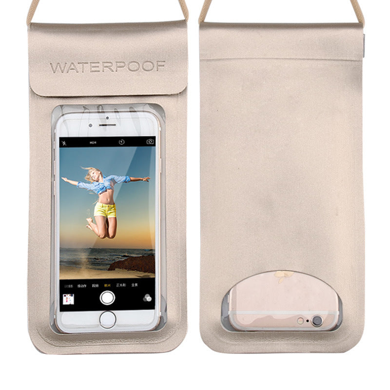 Swimming Bag Durable TPU Universal Waterproof Mobile Phone Cover Case Strong Seal Cellphones Neck Pouch