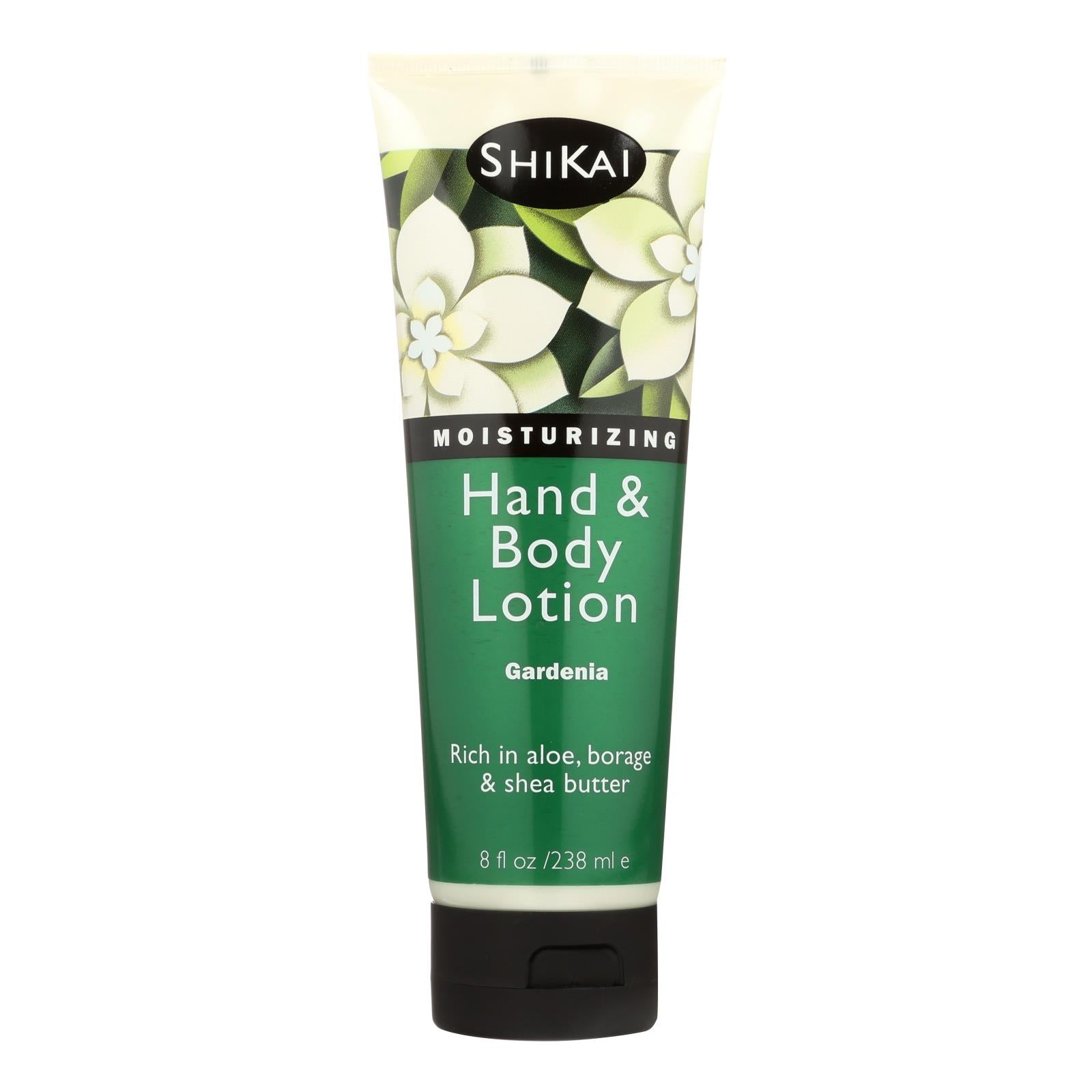 Shikai All Natural Hand And Body Lotion Gardenia - 8 Fl Oz - GreatEagleInc