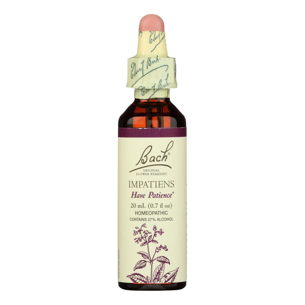 Bach Flower Remedies Essence Impatiens - 0.7 Fl Oz - Eco-Friendly Home & Grocery