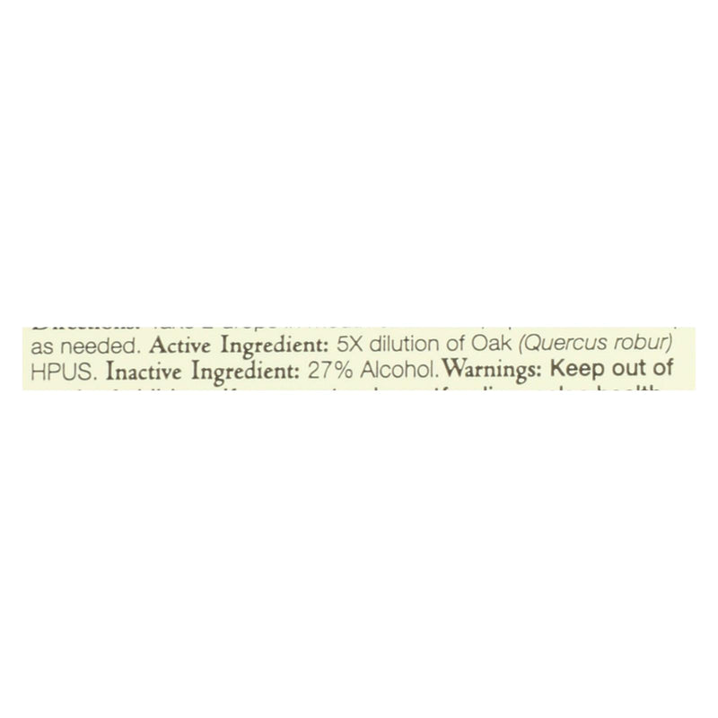 Bach Flower Remedies Essence Oak - 0.7 Fl Oz - Eco-Friendly Home & Grocery