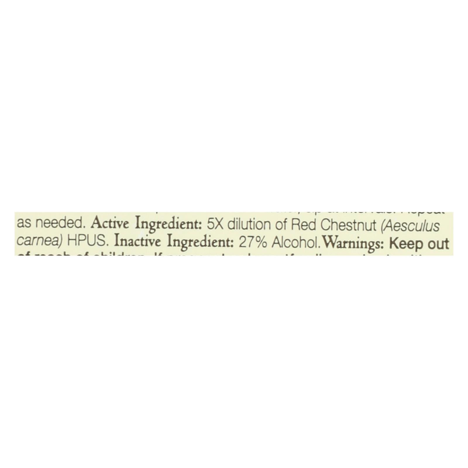 Bach Flower Remedies Essence Red Chestnut - 0.7 Fl Oz - GreatEagleInc
