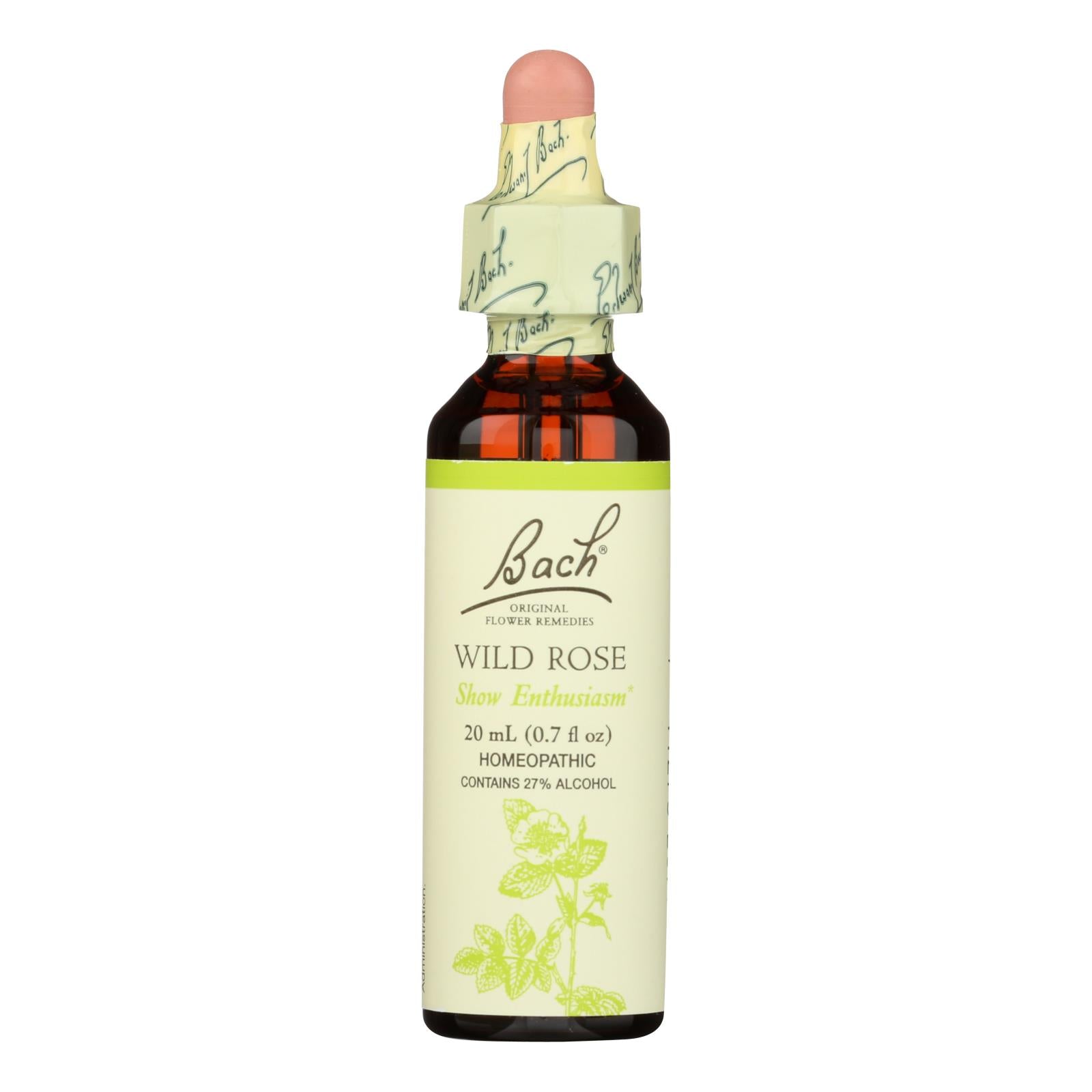 Bach Flower Remedies Essence Wild Rose - 0.7 Fl Oz - GreatEagleInc