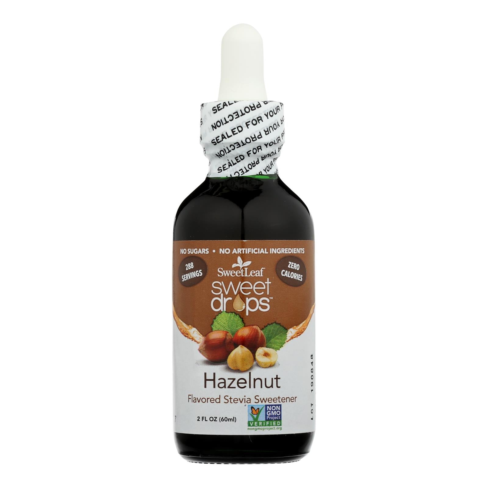 Sweet Leaf Liquid Stevia Sweet Drops - Hazelnut - 2 Oz - GreatEagleInc