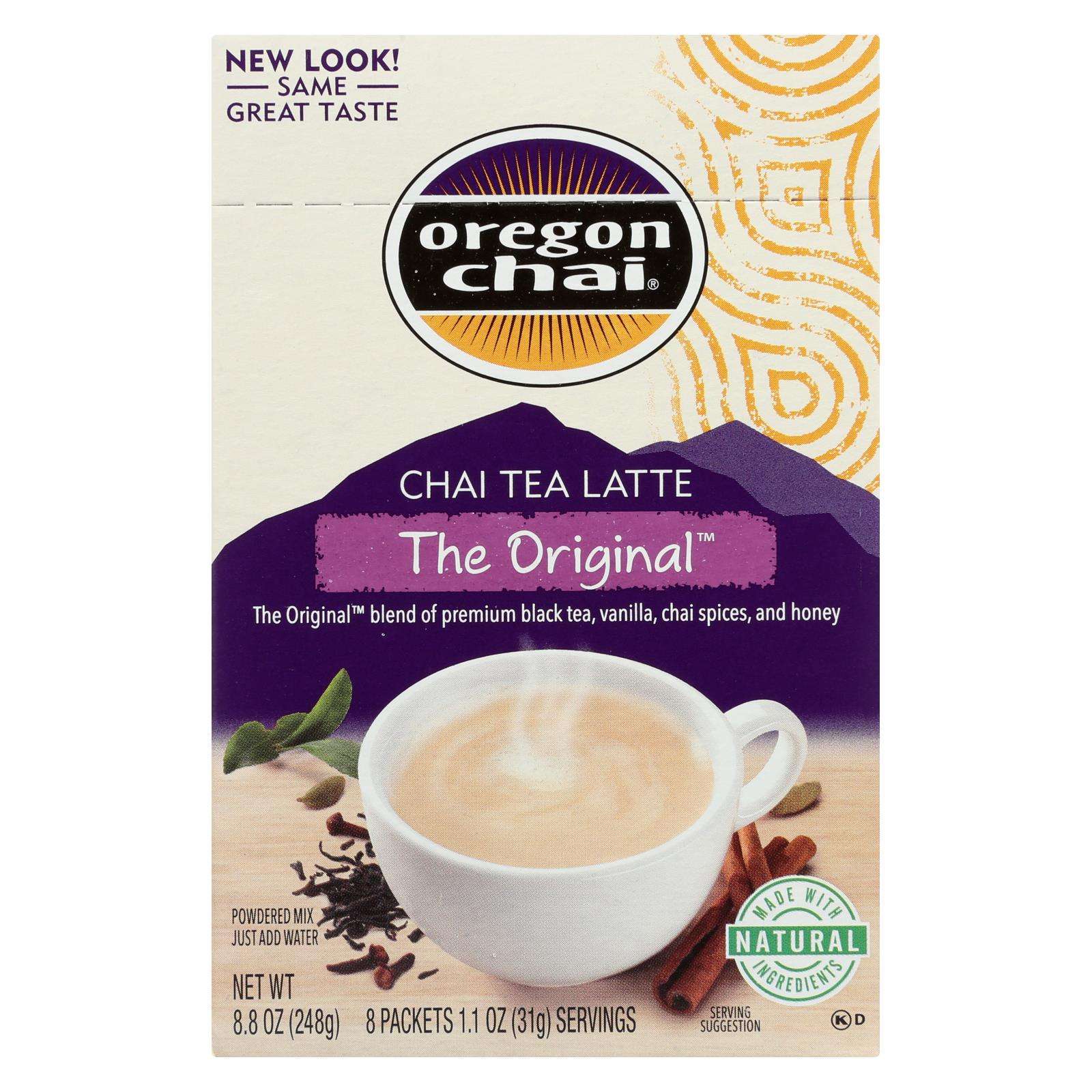 Oregon Chai Tea Latte Mix - The Original - Case Of 6 - 8 Count - Eco-Friendly Home & Grocery