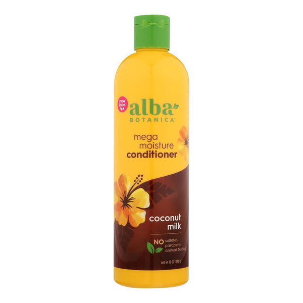 Alba Botanica - Hawaiian Hair Conditioner - Coconut Milk - 12 Fl Oz - GreatEagleInc