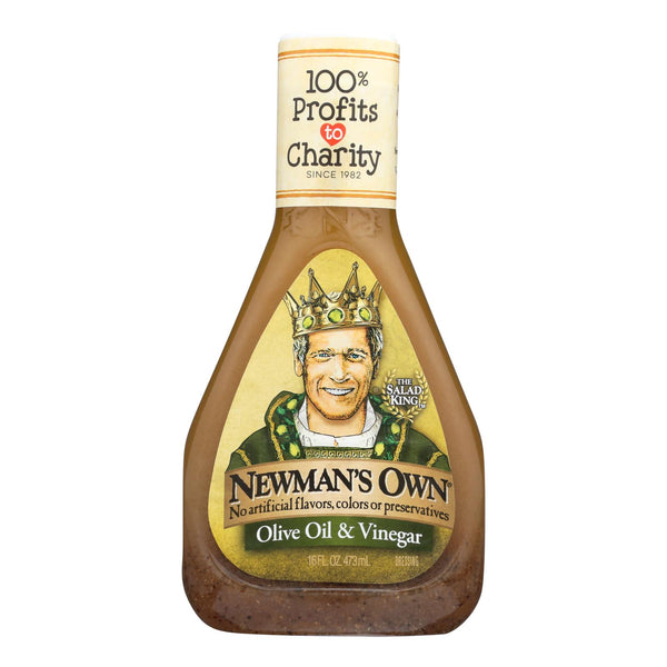 Newman's Own Red Wine Dressing - Vinegar And Olive Oil - Case Of 6 - 16 Fl Oz. - Eco-Friendly Home & Grocery