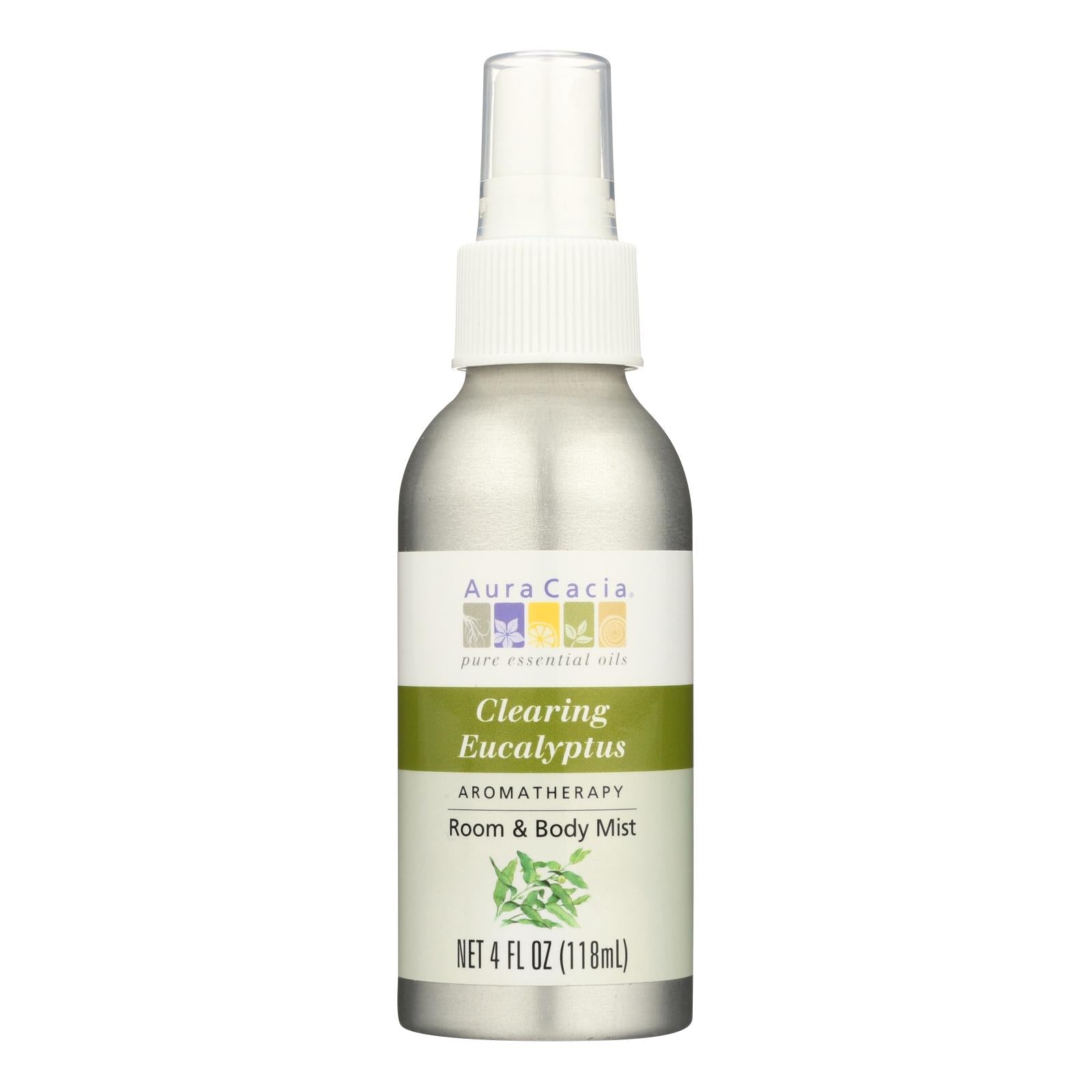Aura Cacia - Aromatherapy Mist Eucalyptus Harvest - 4 Fl Oz - GreatEagleInc