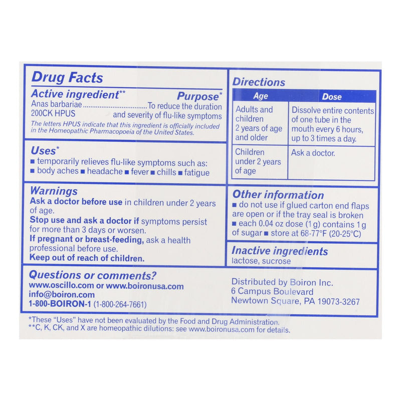 Boiron - Oscillococcinum - 12 Doses - Eco-Friendly Home & Grocery