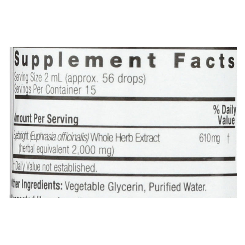 Nature's Answer - Eyebright Herb Alcohol Free - 1 Fl Oz - Eco-Friendly Home & Grocery