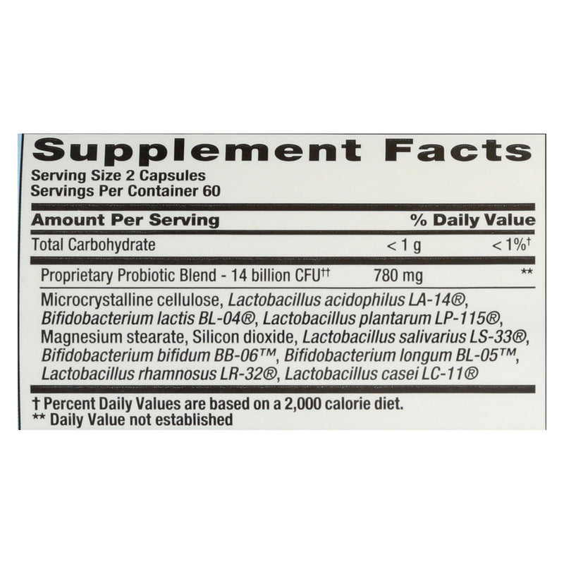 Nutrition Now Pb 8 Pro-biotic Acidophilus For Life - 120 Vegetarian Capsules - GreatEagleInc