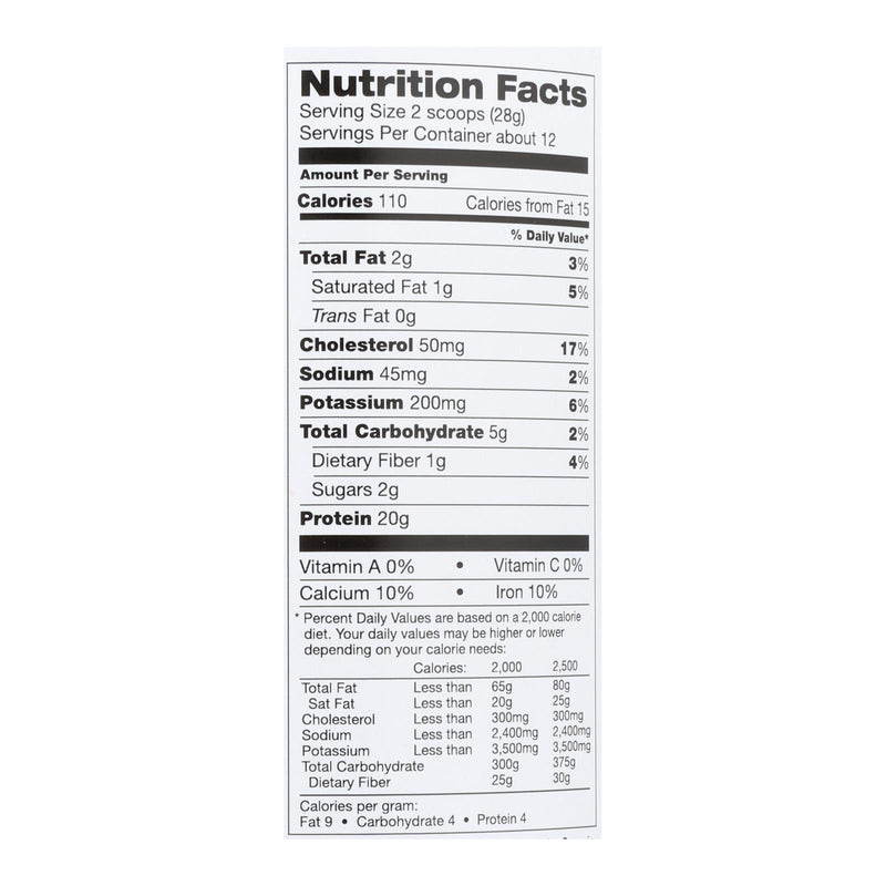 Tera's Whey Protein - Rbgh Free - Fair Trade Dark Chocolate - 12 Oz - Eco-Friendly Home & Grocery