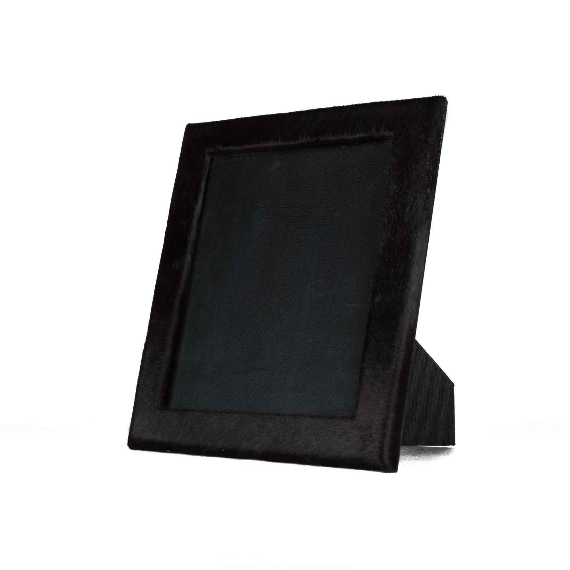 11" X 13" Black  Cowhide   8" X 10" Picture Frame