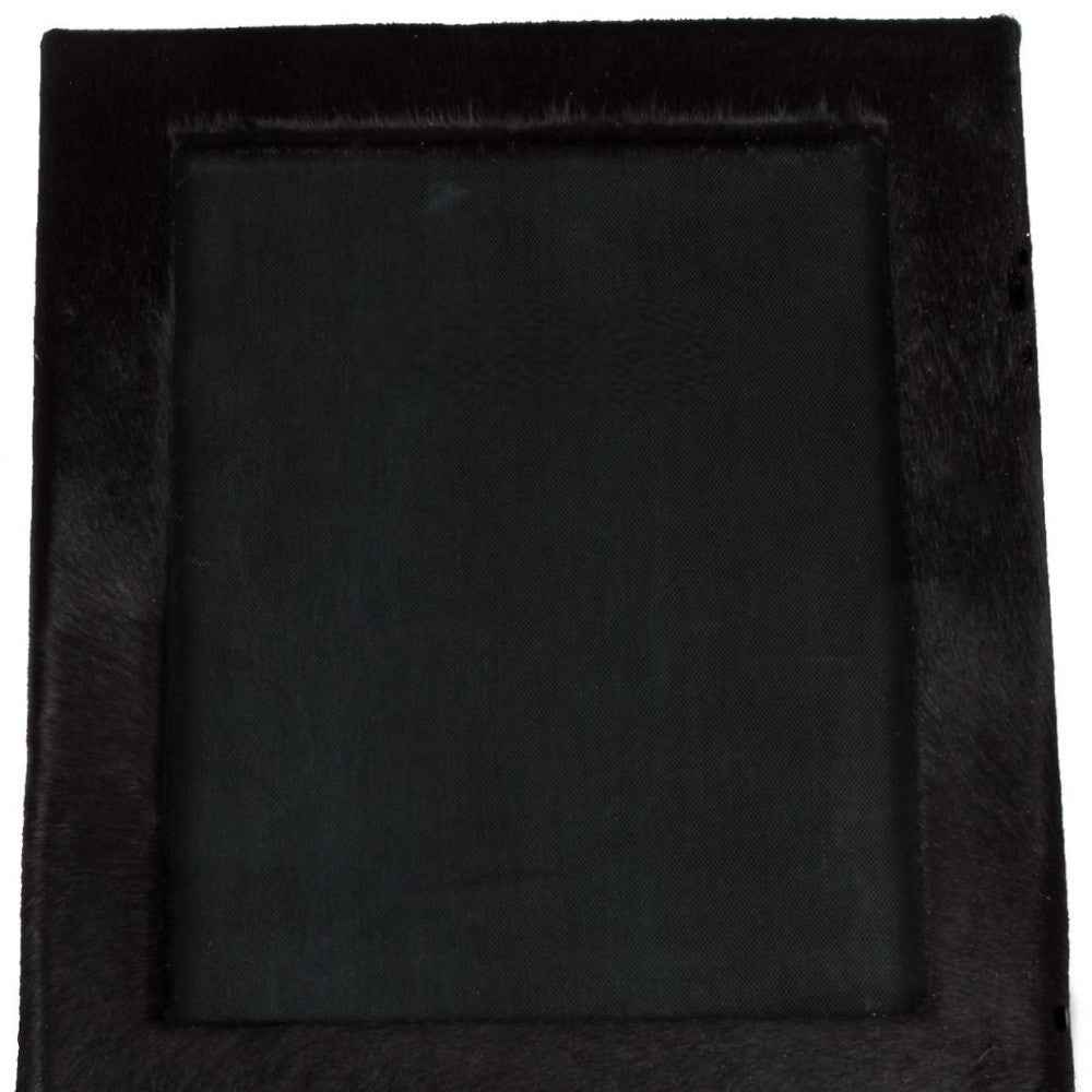 11" X 13" Black  Cowhide   8" X 10" Picture Frame