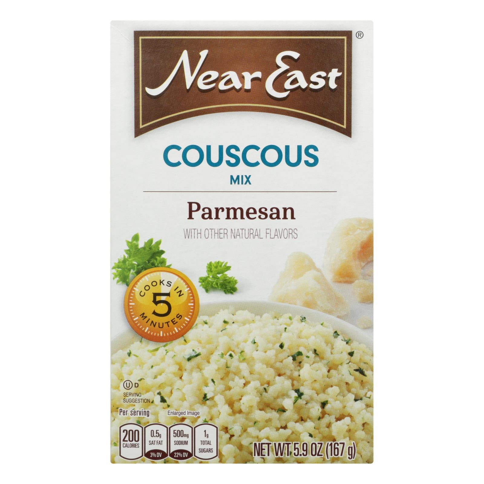 Near East Couscous Mix - Parmesan - Case Of 12 - 5.9 Oz. - GreatEagleInc