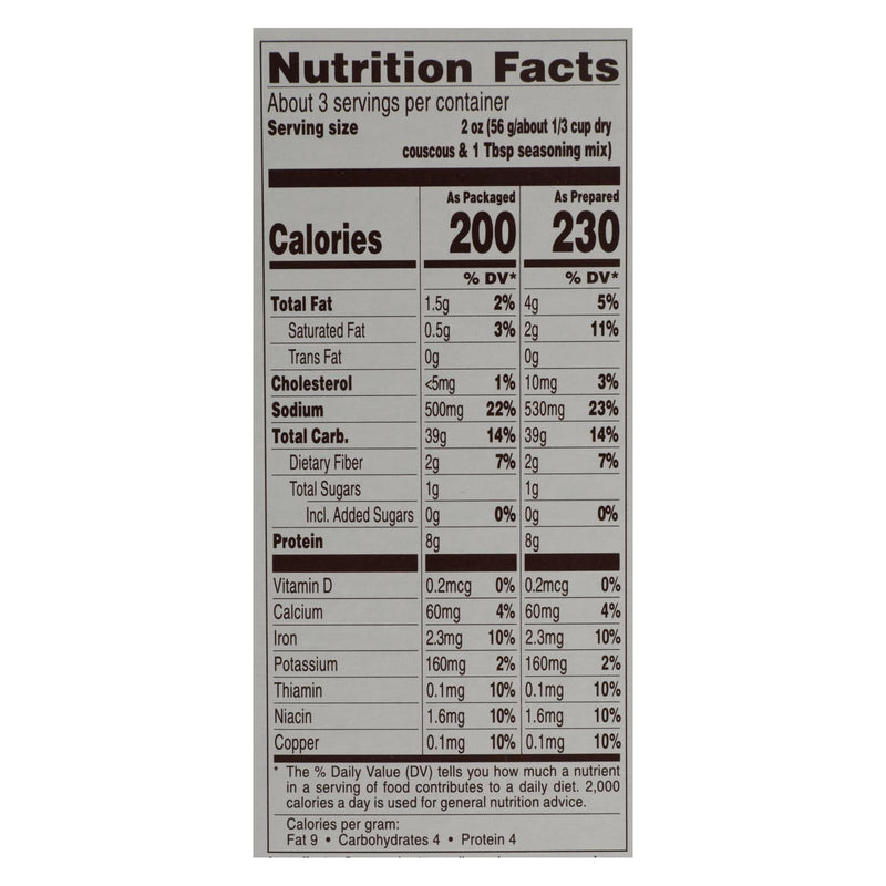 Near East Couscous Mix - Parmesan - Case Of 12 - 5.9 Oz. - GreatEagleInc