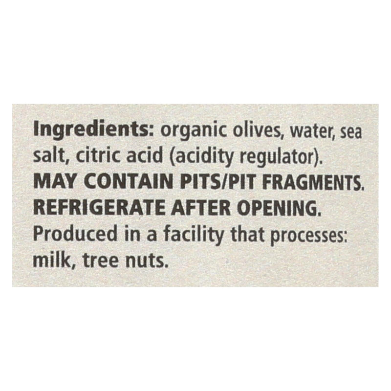 Divina - Organic Pitted Green Olives - Case Of 6 - 6 Oz. - GreatEagleInc