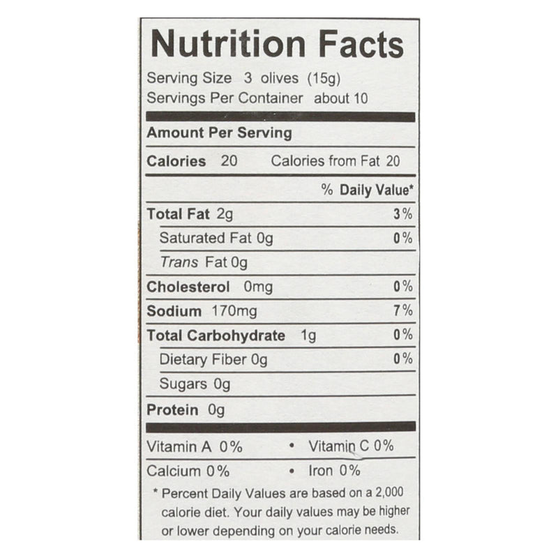 Divina - Organic Pitted Green Olives - Case Of 6 - 6 Oz. - GreatEagleInc