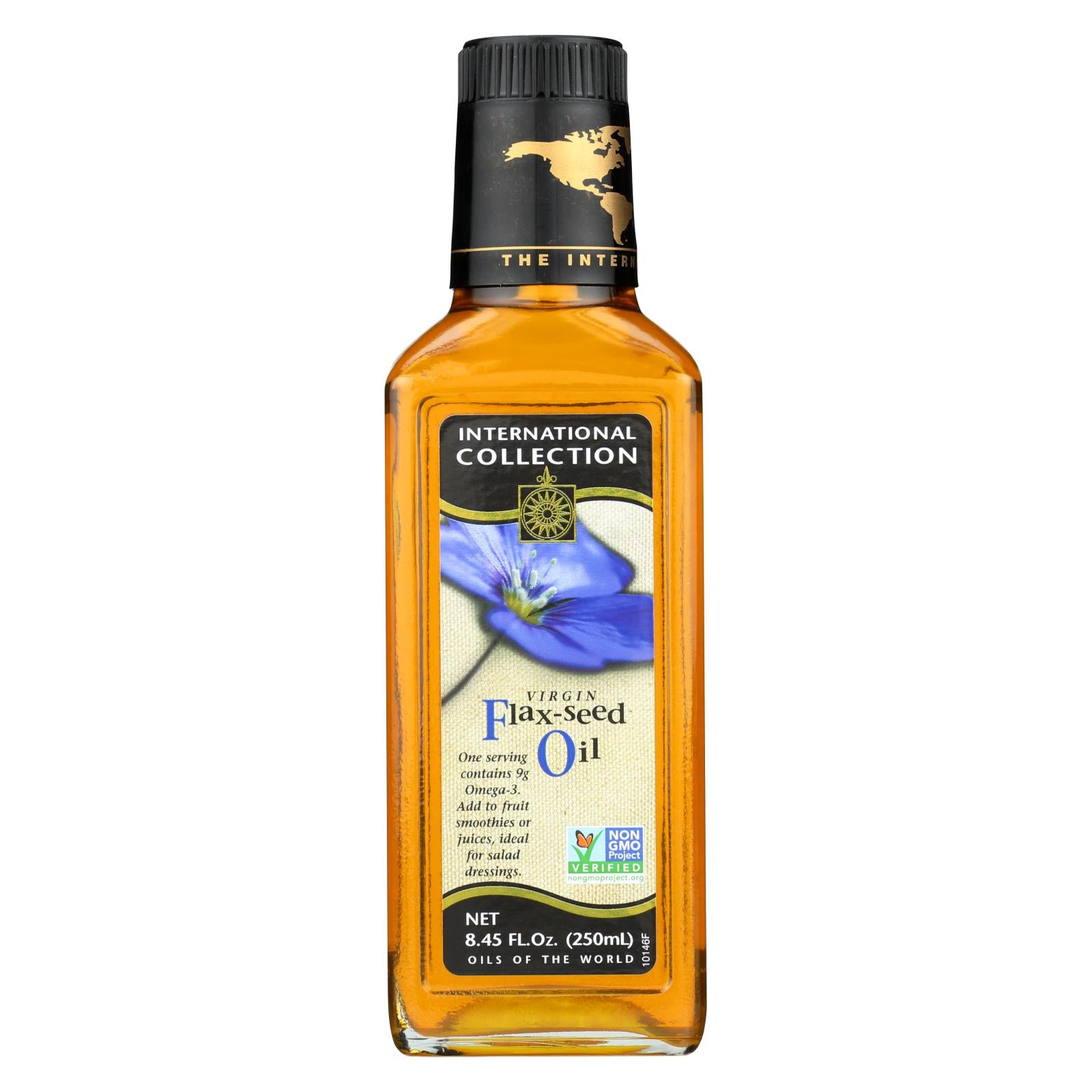 International Collection Flax-seed Oil - Virgin - Case Of 6 - 8.45 Fl Oz. - GreatEagleInc