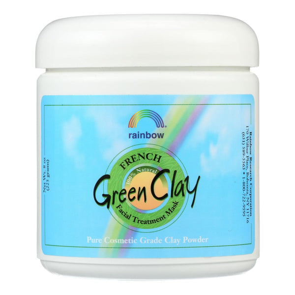 Rainbow Research French Green Clay Facial Treatment Mask - 8 Oz - Eco-Friendly Home & Grocery