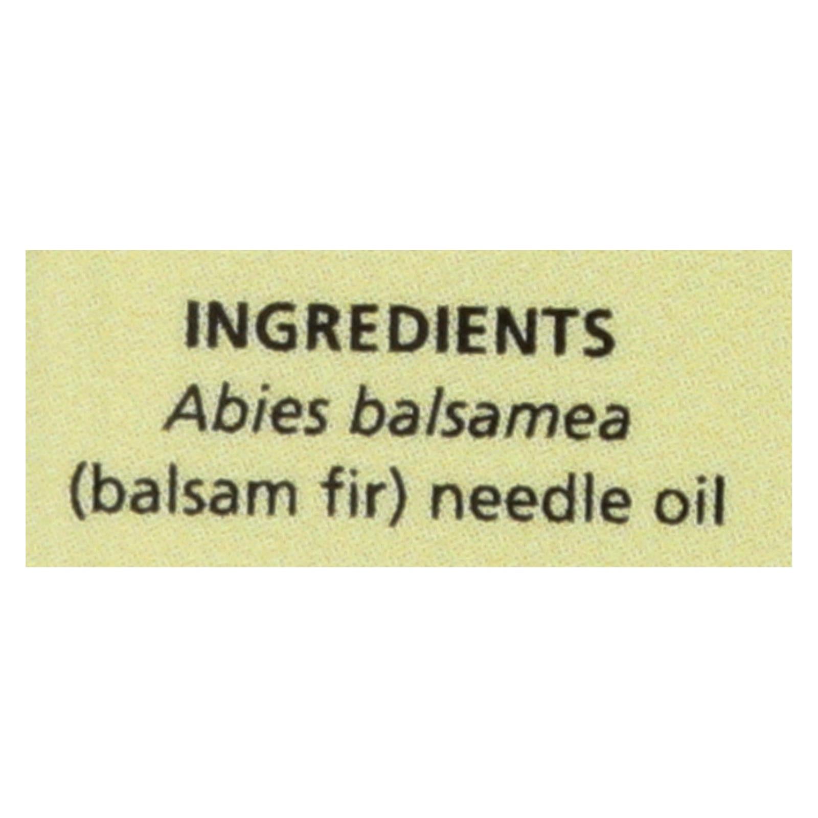 Aura Cacia - 100% Pure Essential Oil - Balsam Fir Needle - Elevating - .5 Fl Oz - GreatEagleInc