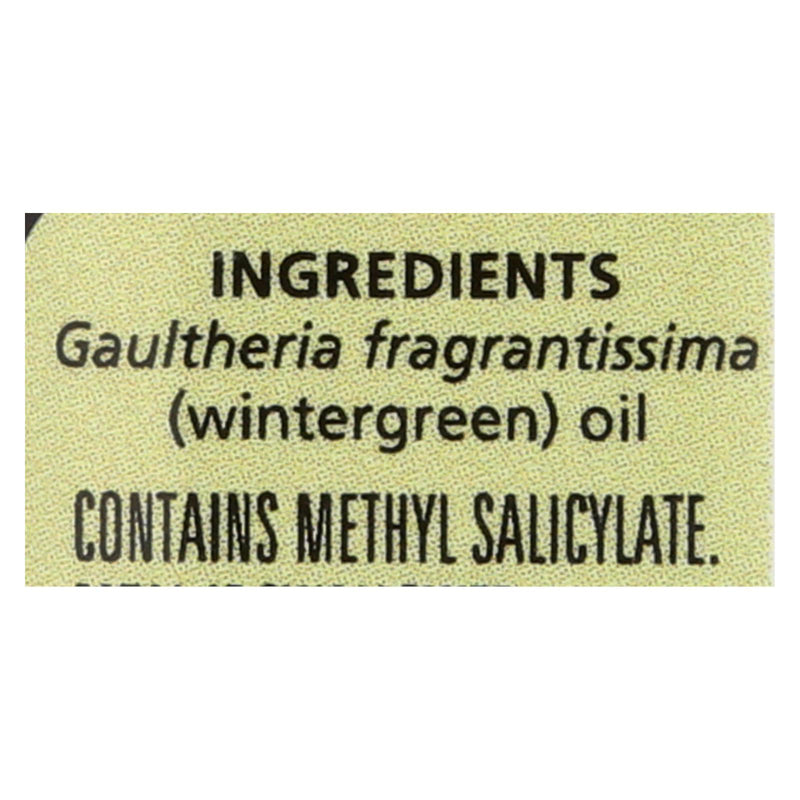 Aura Cacia - Pure Essential Oil Wintergreen - 0.5 Fl Oz - Eco-Friendly Home & Grocery