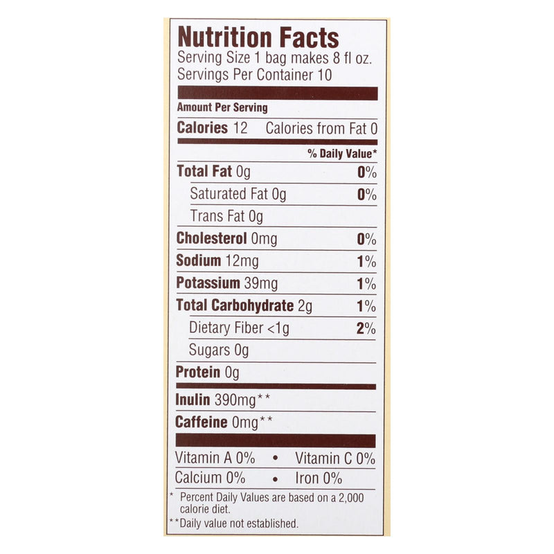 Teeccino Herbal Coffee Vanilla Nut - 10 Tea Bags - Case Of 6 - Eco-Friendly Home & Grocery
