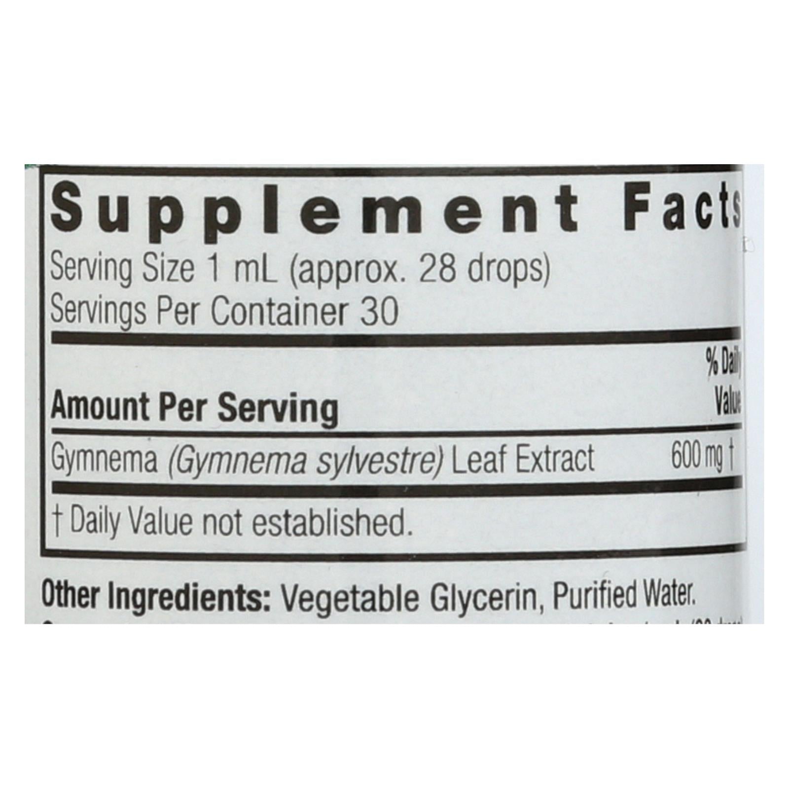 Nature's Answer - Gymnema Leaf Alcohol Free - 1 Fl Oz - Eco-Friendly Home & Grocery