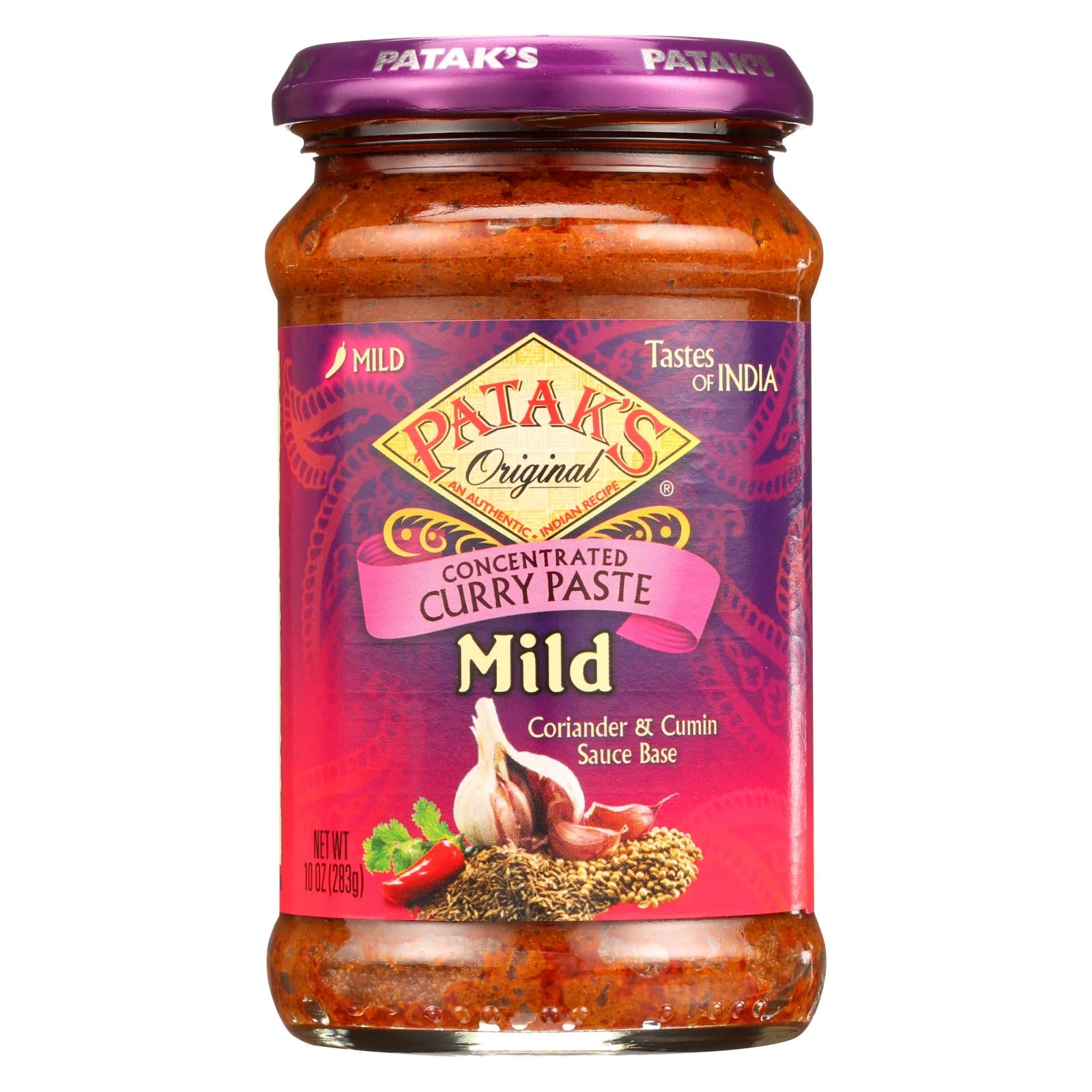 Pataks Spice Paste - Mild Curry - Mild - 10 Oz - Case Of 6 - Eco-Friendly Home & Grocery