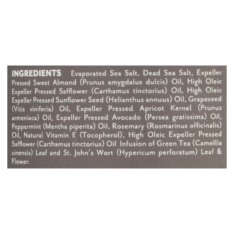 Soothing Touch Salt Scrub - Peppermint/rosemary - 20 Oz - GreatEagleInc