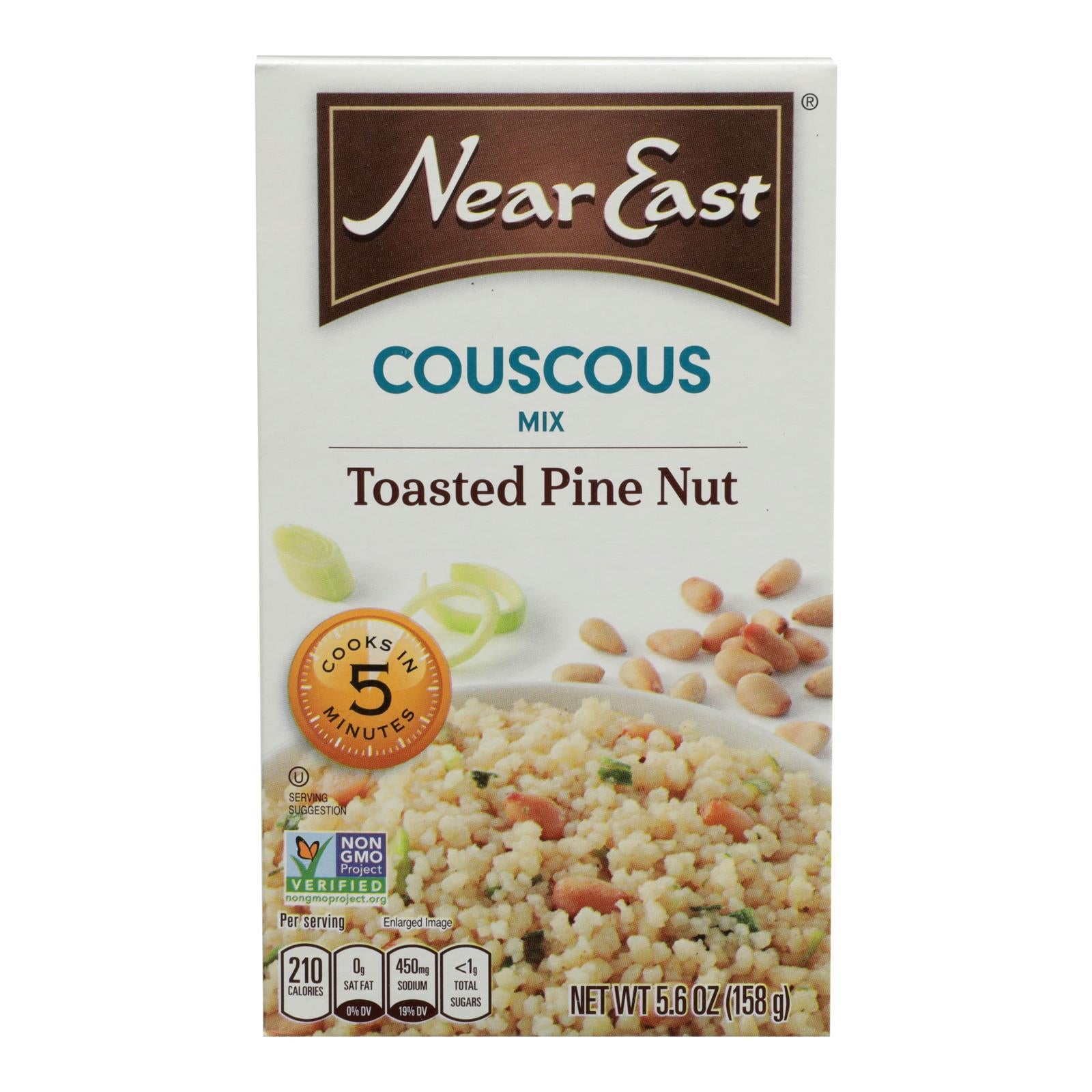 Near East Couscous Mix - Toasted Pine Nut - Case Of 12 - 5.6 Oz. - GreatEagleInc