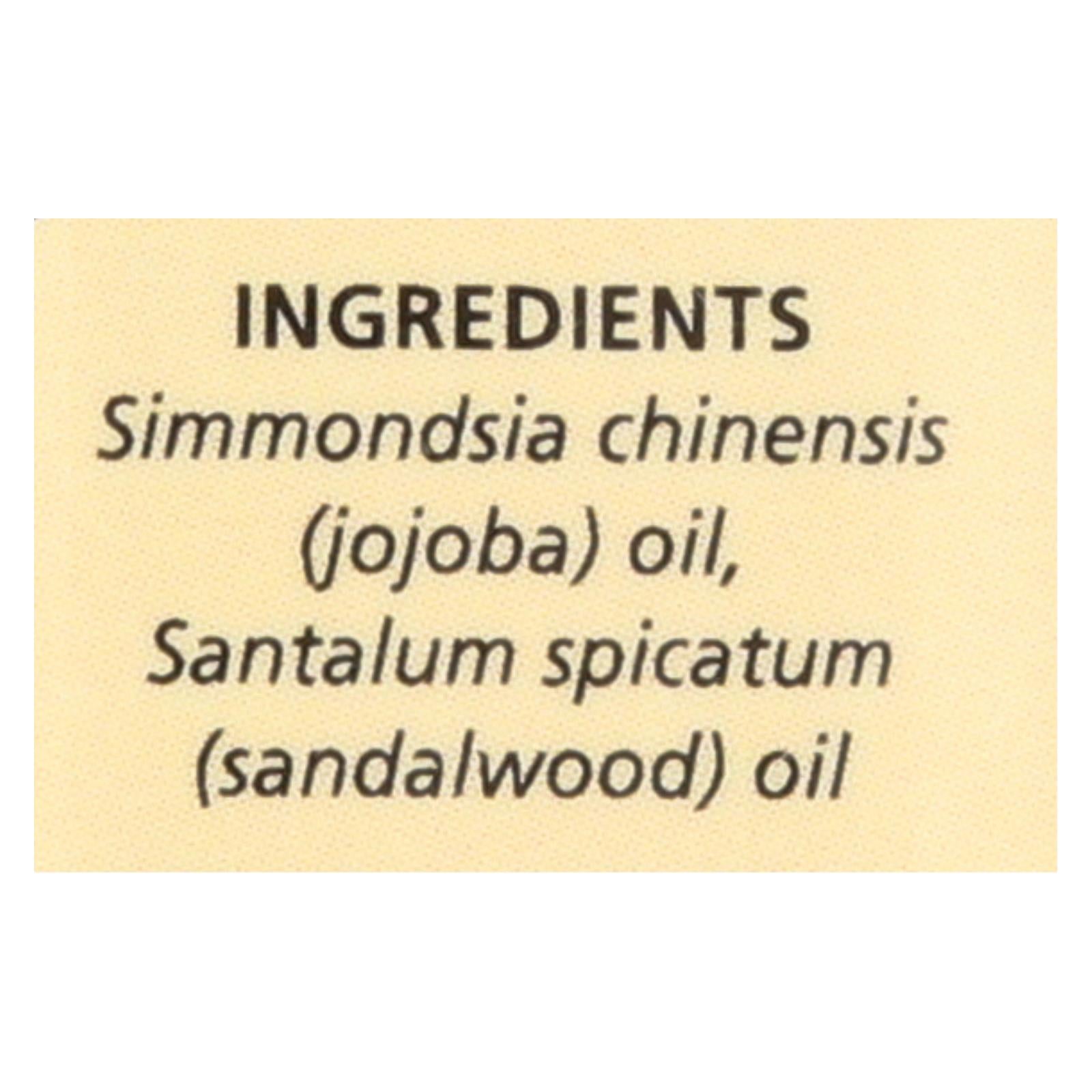 Aura Cacia - Precious Essentials Sandalwood Blended With Jojoba Oil - 0.5 Fl Oz - GreatEagleInc