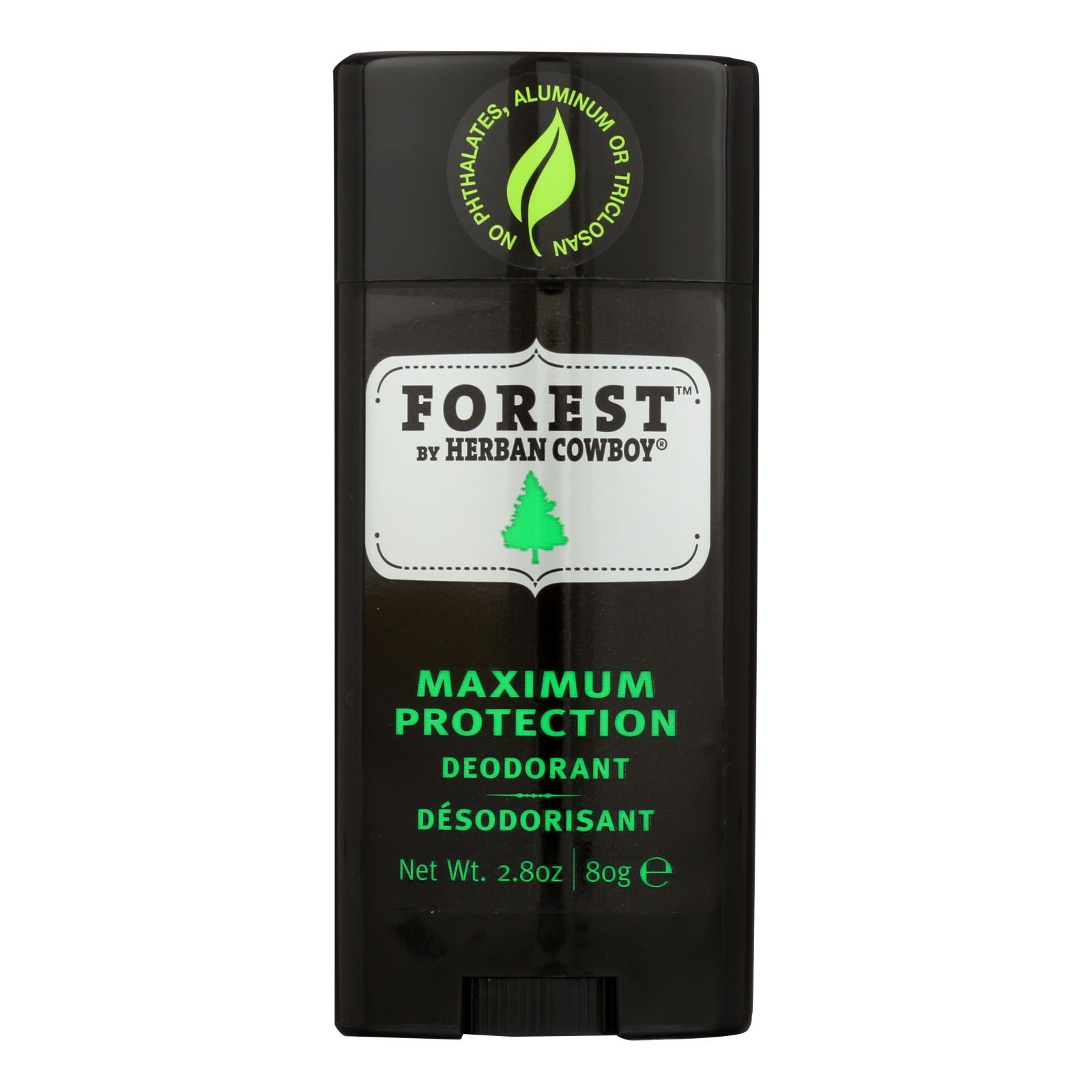 Herban Cowboy Deodorant Forest - 2.8 Oz - GreatEagleInc