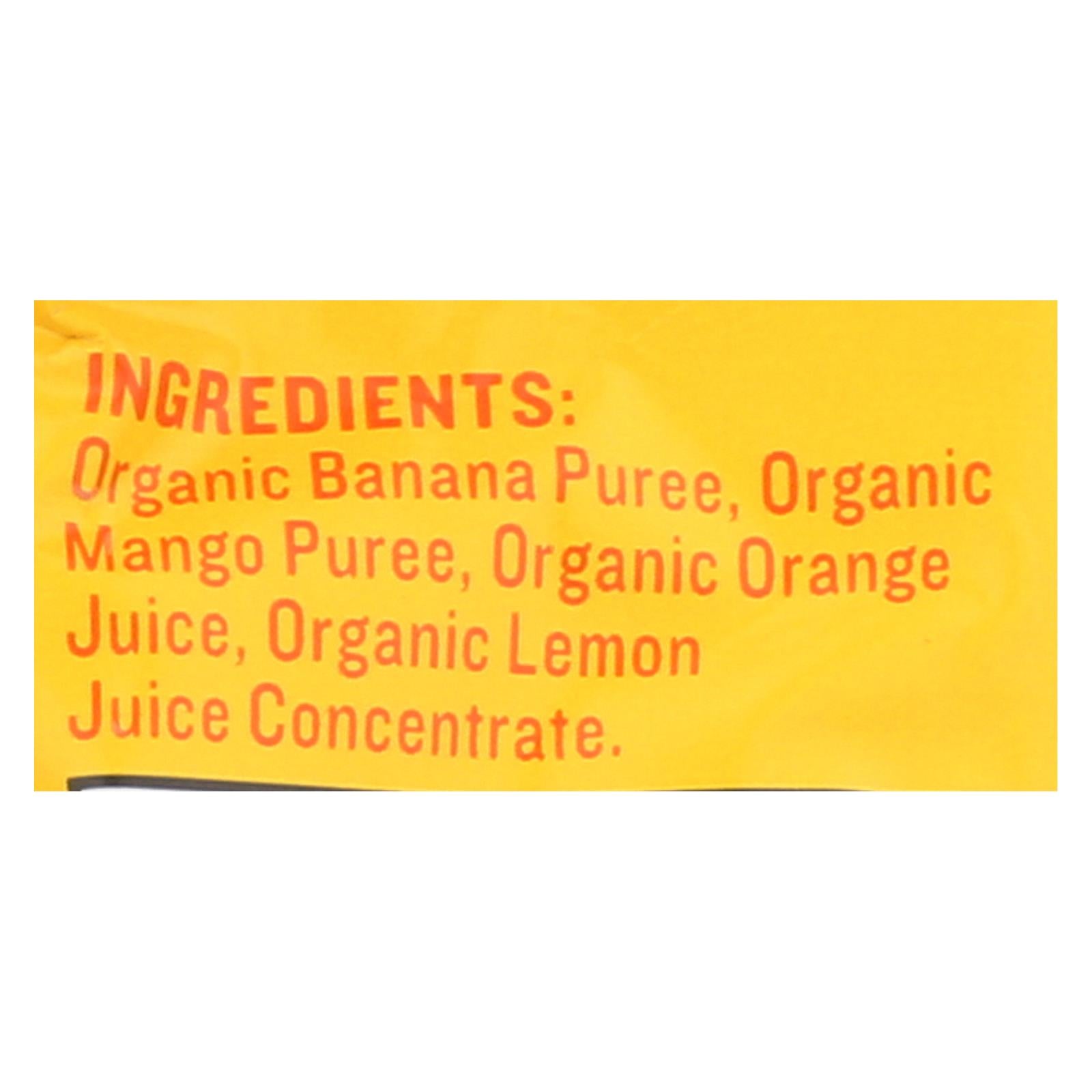 Peter Rabbit Organics Fruit Snacks - Mango Banana And Orange - Case Of 10 - 4 Oz. - GreatEagleInc