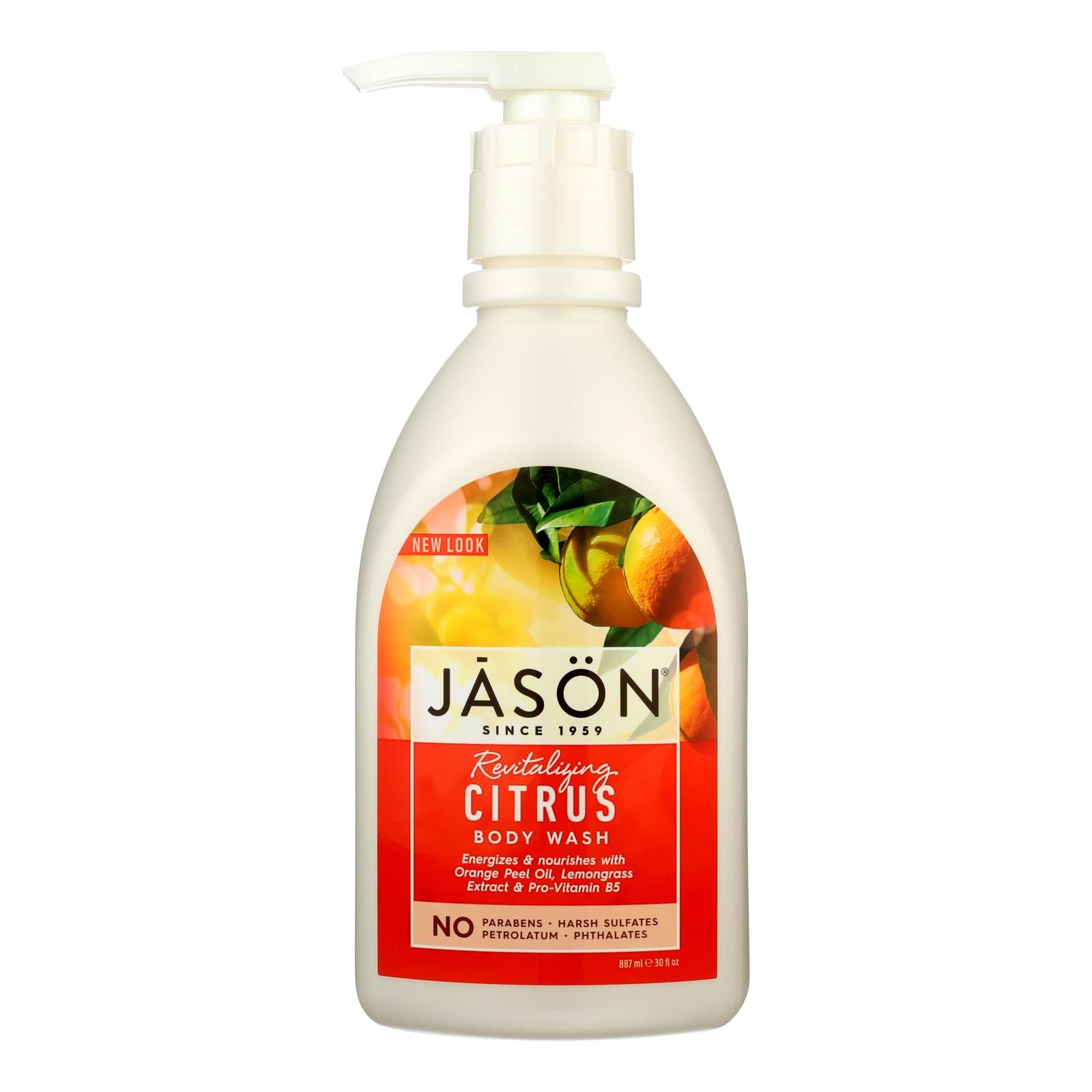 Jason Satin Shower Body Wash Citrus - 30 Fl Oz - GreatEagleInc
